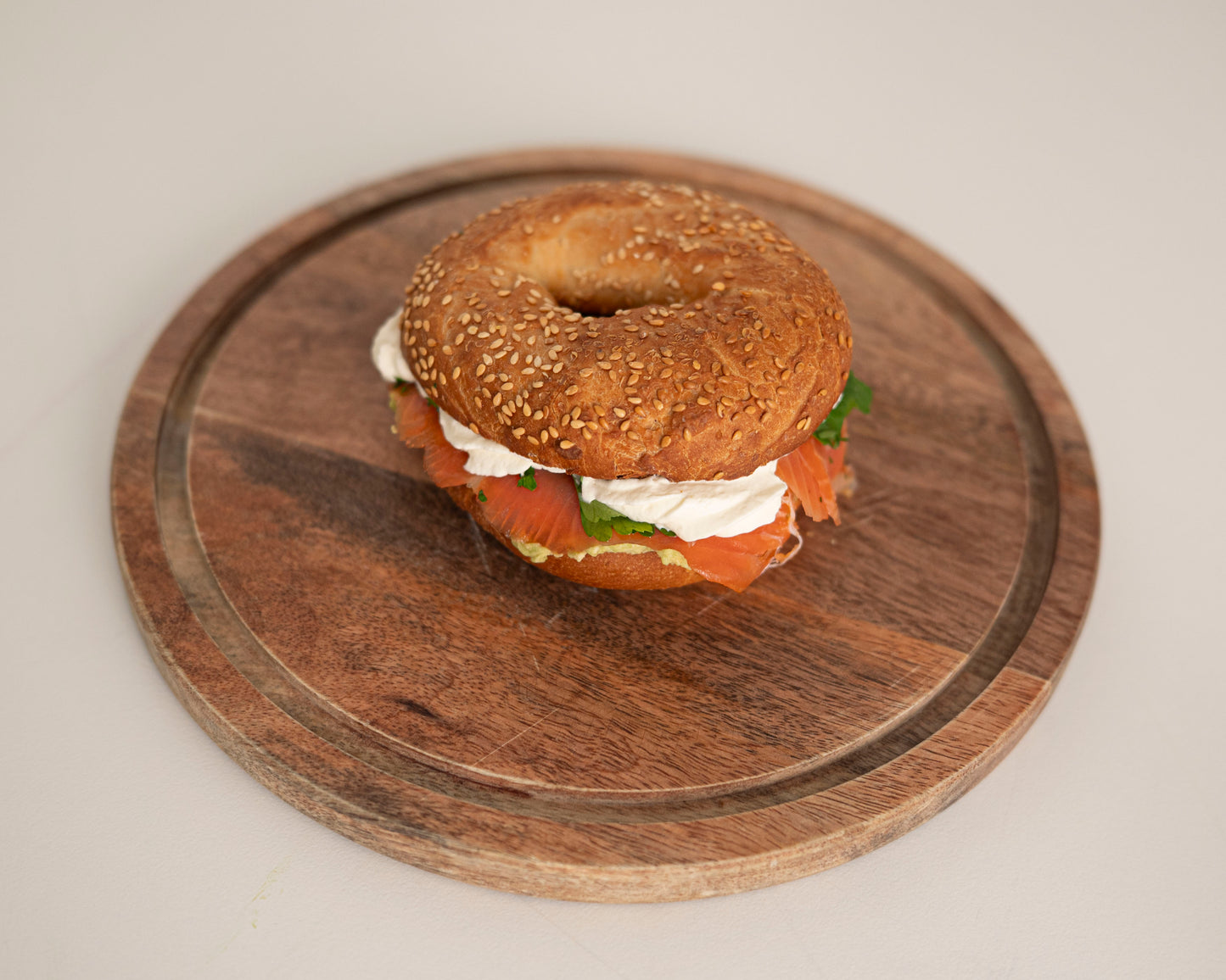 Breakfast Bagel platter