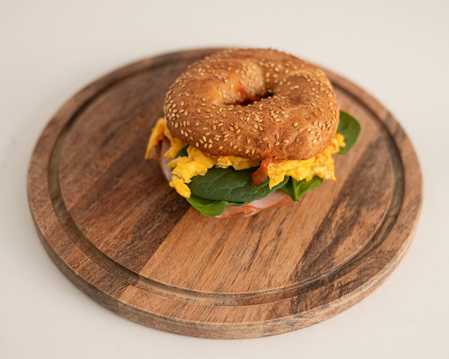 Breakfast Bagel platter