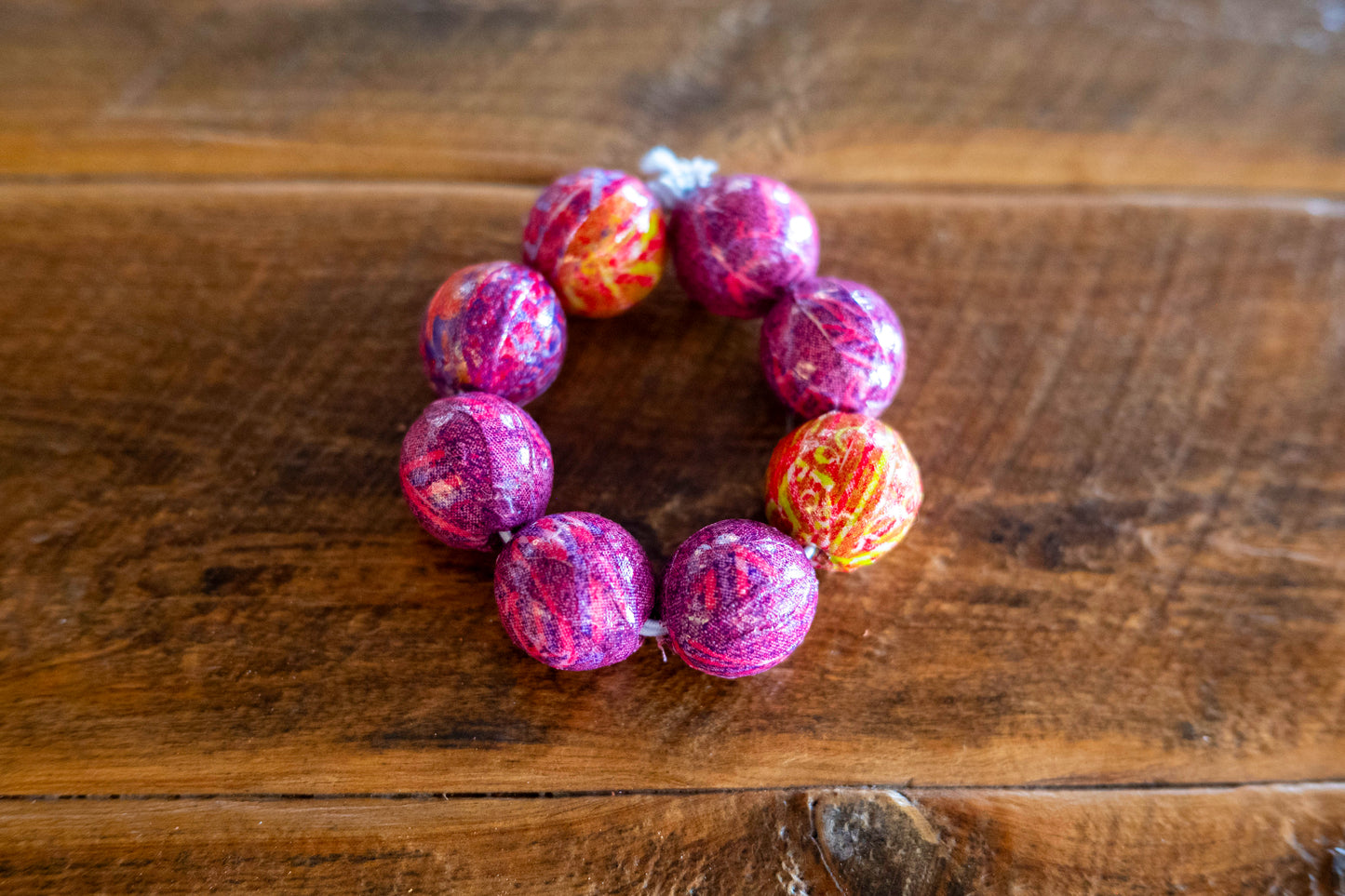 Babbarra fabric bracelet.