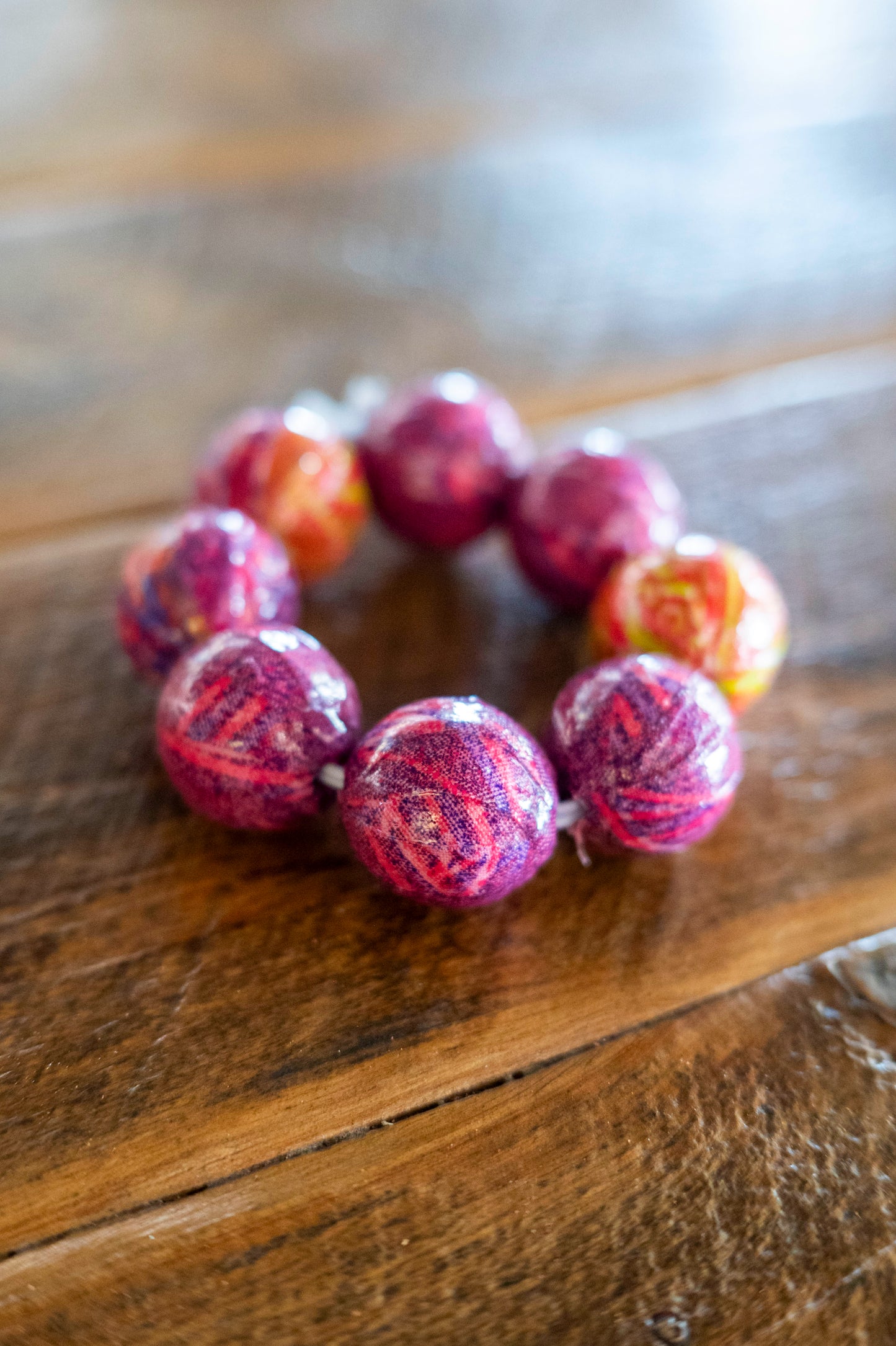 Babbarra fabric bracelet.